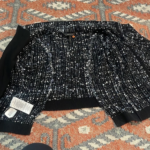 BCBGMAXAZRIA Reeve Moto Tweed like Jacket S - Picture 9 of 10